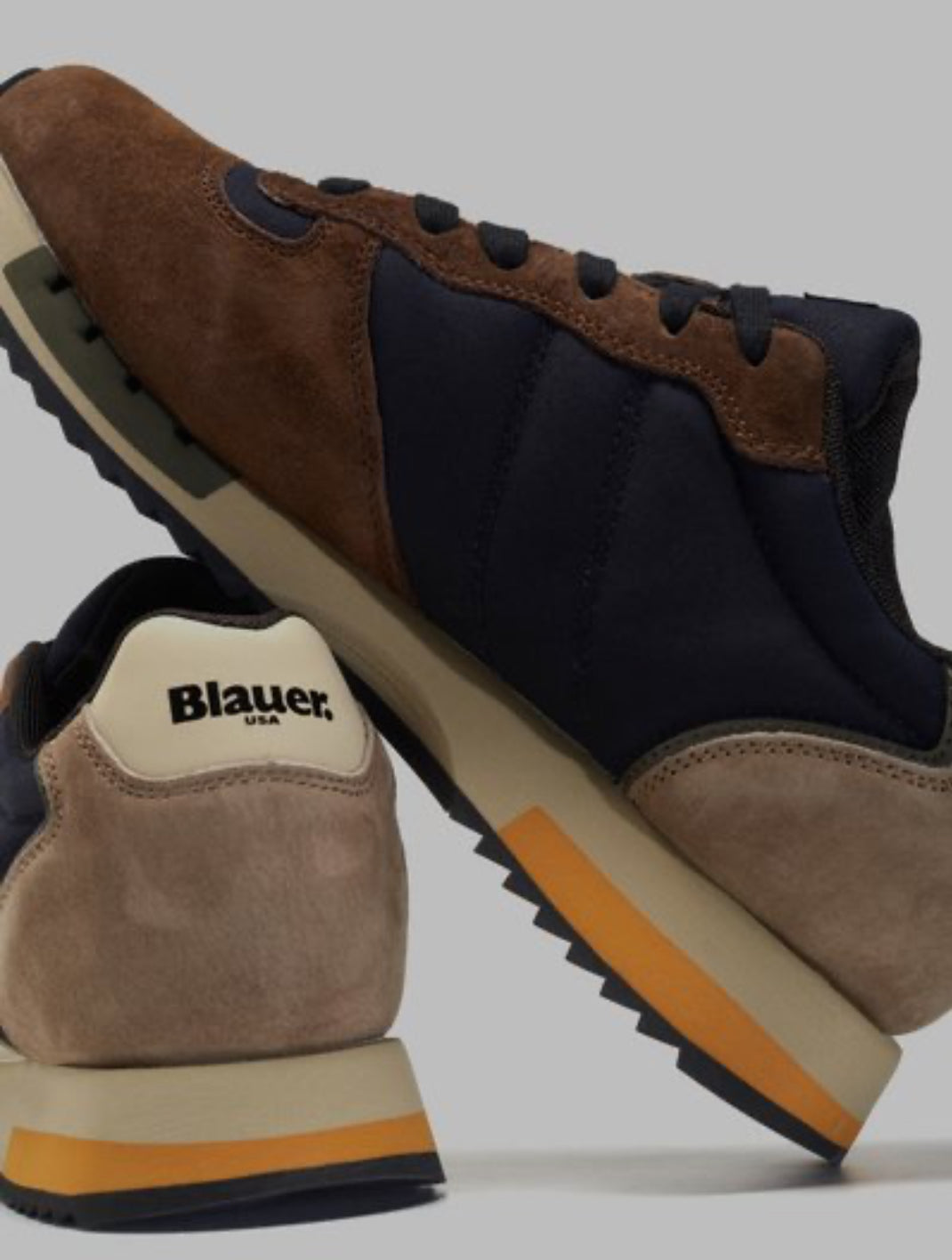 Sneaker Blauer uomo - marrone