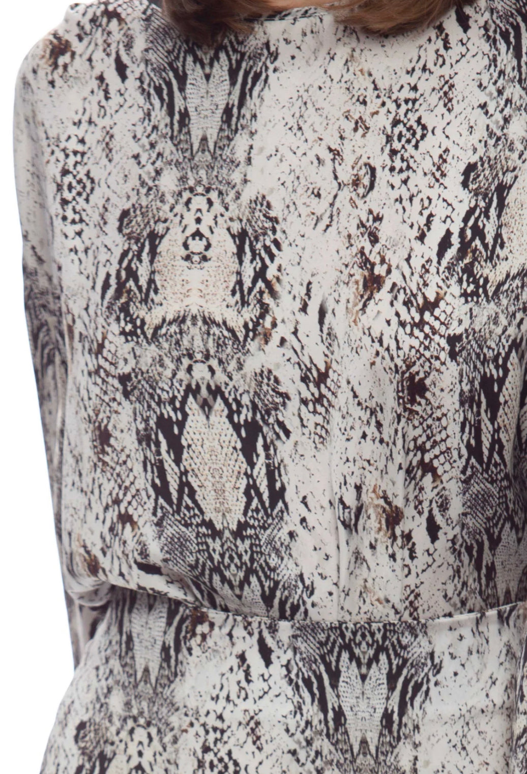 Blusa Kocca Rodjaro -Blusa ampia con fantasia animalier-